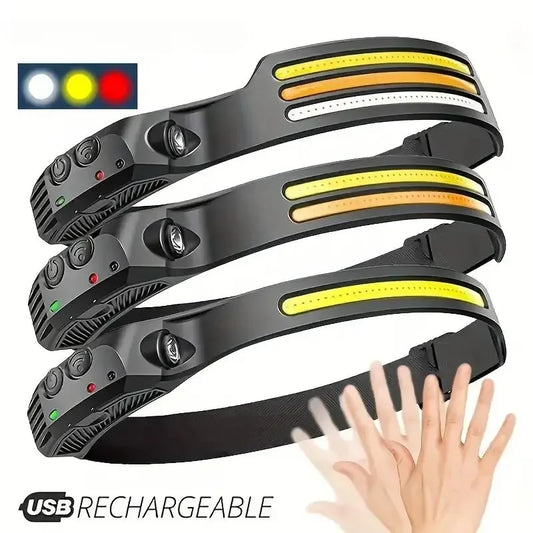 Lampka czołowa LED czujnik ruchu