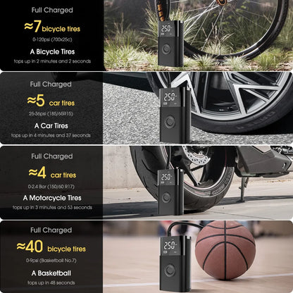 Przenośny Kompresor Samochodowy do opon i piłek