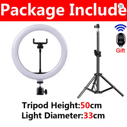 Lampa LED selfie zdalne sterowanie